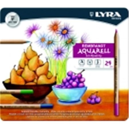 LYRA Lyra Rembrandt Aquarelle Non-Toxic Colored Pencil; Assorted Color; Pack 24 1430631